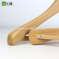 natural wooden retails display clothes hanger